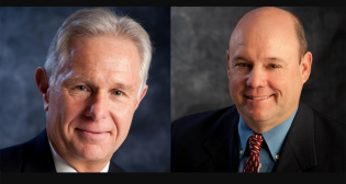 Pictured: Tony Reck, Board Chairman, P&L Transportation (left); Tom Garrett, President and CEO, P&L Transportation.