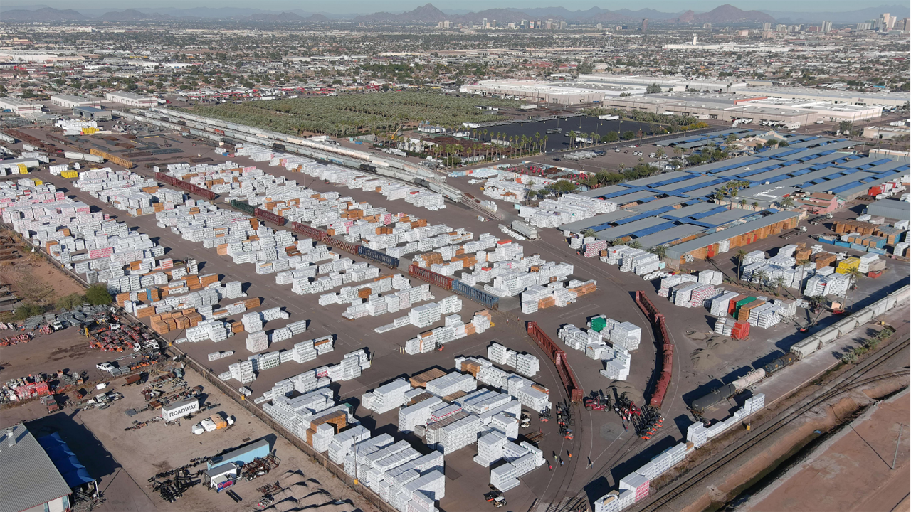 PCI Reload Transload Facility, Phoenix, Ariz. (Photo Courtesy of UP)