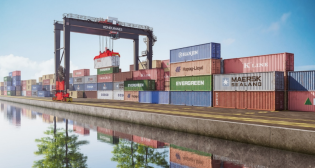 Rendering of Konecranes hybrid RTG, Courtesy of Konecranes