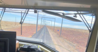 More than 50 miles of railroad track and specialized laboratories for testing locomotives, vehicles, track components and signaling devices comprise the FRA Transportation Technology Center facilities, where TTCI is headquartered. (Photo by William C. Vantuono)