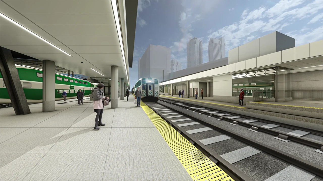 An artist rendering of the Toronto Union Station platforms. Improvement work, as part of Metrolinx's Union Station Enhancement Project, is expected to start early this year. (Metrolinx image)