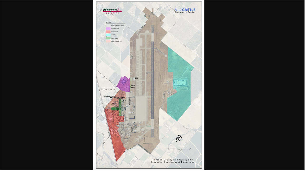 The multimodal Castle Commerce Center (pictured) features an airport with 11,800 feet of runway plus road access, and is adjacent to the BNSF mainline. Patriot Rail is forming a “rail district” at the facility, where it will lease 6,500 of track and related property.