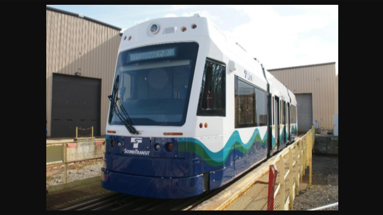 Pictured: The first of five Liberty® LRVs prepares for departure from Brookville’s manufacturing facility in western Pennsylvania prior to its March 2022 shipment date.