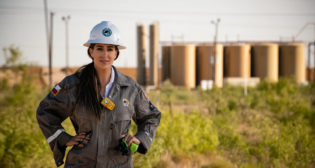 Among those on the Railroad Commission of Texas ballot is 37-year-old oil and gas attorney Sarah Stogner.