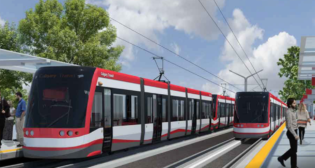 The Green Line Light Rail Transit project’s 11.18-mile (18-kilometer) Phase I will use CAF LRVs to connect southeast Calgary to downtown.
