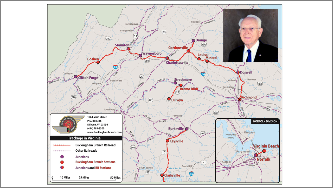 “Bob leaves behind an incredible team and family that has learned so much from him, and a company that will continue to thrive for generations to come,” ASLRRA President Chuck Baker said in a statement about the passing of Robert (“Bob”) Earl Bryant (pictured), who founded the Dillwyn, Va.-based Buckingham Branch.