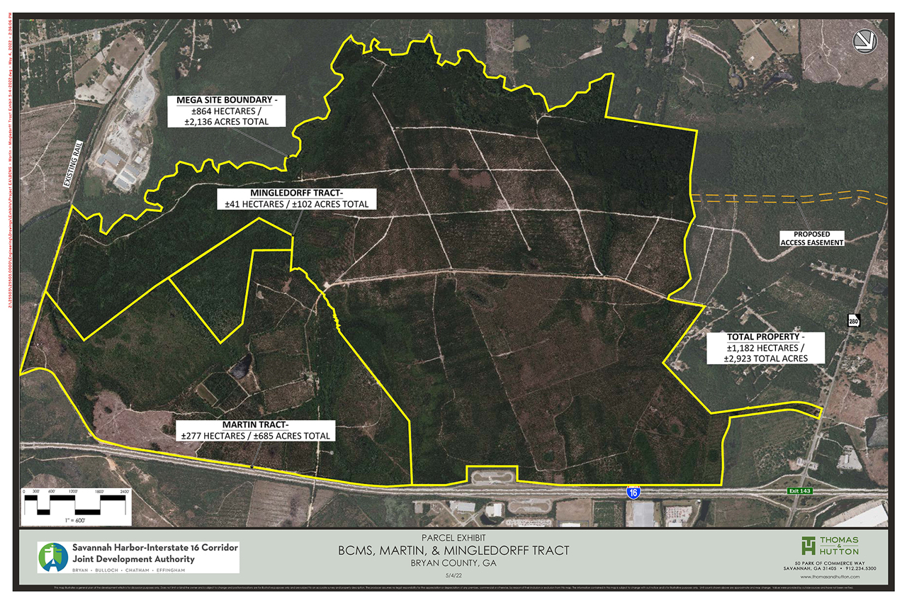 Hyundai Motor Group expects to begin construction of its new electric vehicle and battery manufacturing plant at the Bryan County (Ga.) Megasite in January 2023, with full production expected in early 2025.