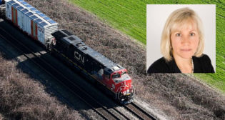 Shauneen Bruder (pictured) and 10 other Director nominees proposed by CN management were elected to the CN Board at the railroad’s annual meeting of shareholders on May 20.