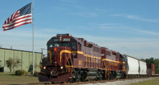 The Surface Transportation Board on April 5 approved Louisville & Indiana Railroad’s acquisition of Southern Indiana Railway, which served customers until 2020. (Photo Courtesy of LIRC, Railway Age’s 2019 Short Line of the Year.)