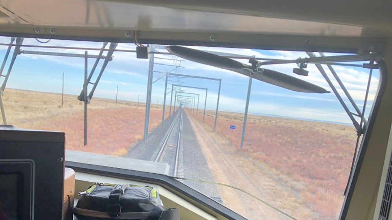 More than 50 miles of railroad track and specialized laboratories for testing locomotives, vehicles, track components and signaling devices comprise the FRA Transportation Technology Center facilities. (Photo by William C. Vantuono)