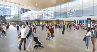 Rendering of the proposed reconstruction of the existing Penn Station in New York City, courtesy of the office of New York Governor Kathy Hochul