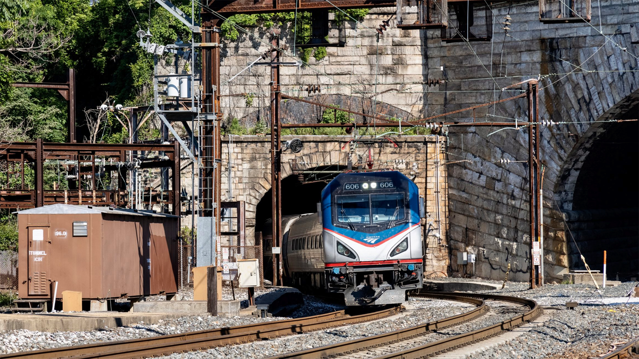 Amtrak is in the procurement phase of the B&P Tunnel Replacement Program. (Photograph Courtesy of Amtrak)