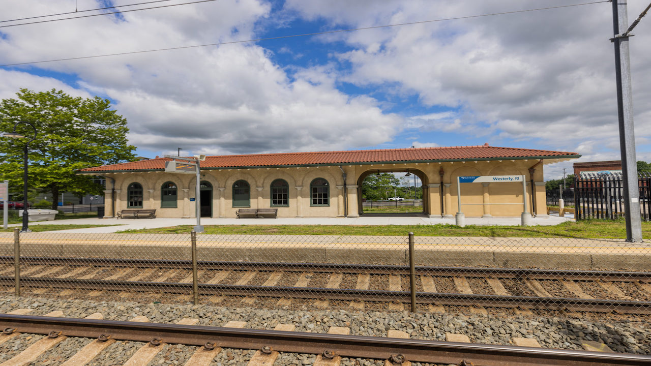 Amtrak's Westerly, Rhode Island Station. (Photo by Marc Glucksman/River Rail Photo; Courtesy of Amtrak)