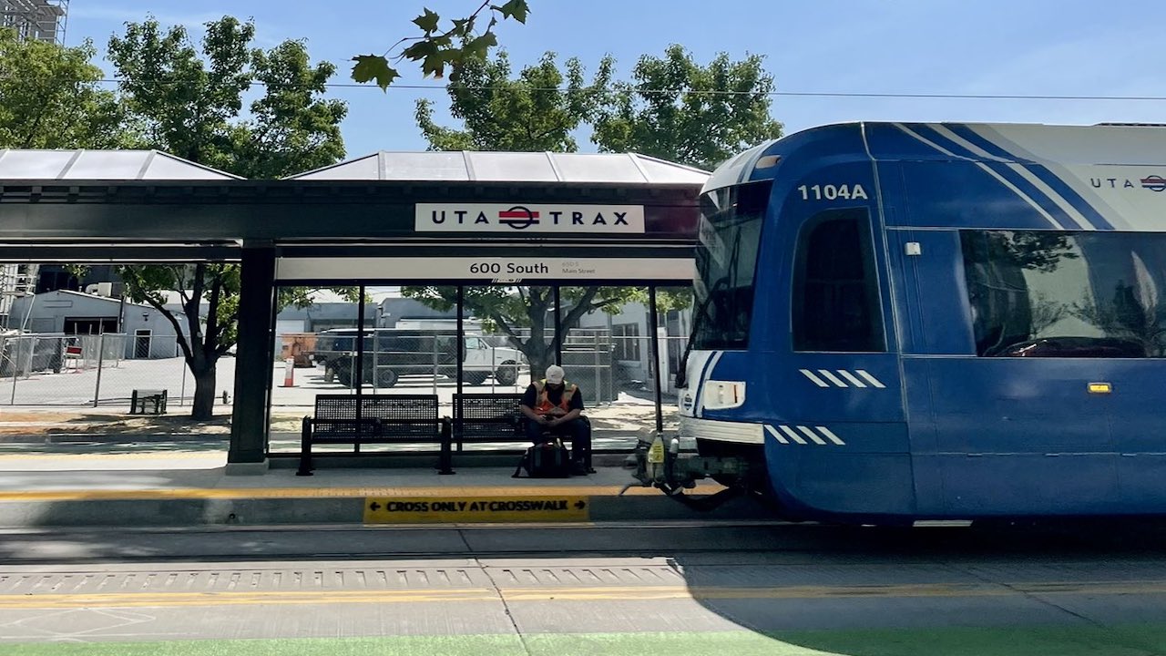 The grand opening of UTA's new Trax 600 South Station took place on July 26. (Photo Courtesy of UTA, via Twitter)