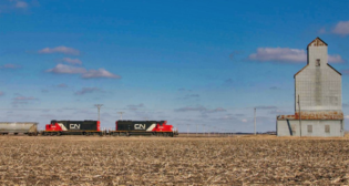CN is spending $20 million this year on capital projects in Iowa, where it operates 574 railroad route miles and employs about 230 people. (Photograph Courtesy of CN via Twitter)