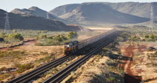 As part of its AutoHaul program, “Rio Tinto is seeking to add a forward-looking capability to its autonomous trains to detect obstacles on and along the tracks,” according to Rail Vision, whose Main Line system will be used to detect different types of obstacles at various ranges as part of a three-month pilot. (Photograph Courtesy of Rio Tinto)