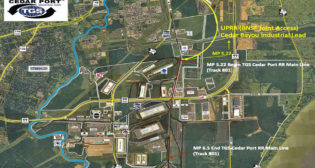 TGSC will create a common carrier at the Cedar Point Industrial Park. (Image Courtesy of TGSC, via STB)