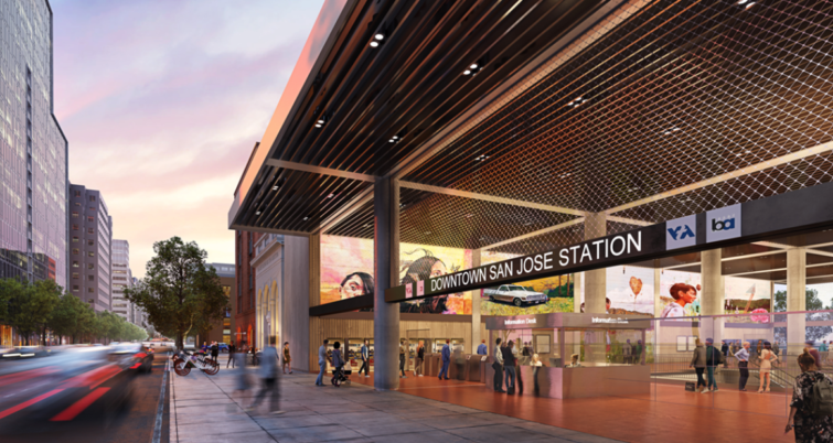 VTA downtown San Jose station.