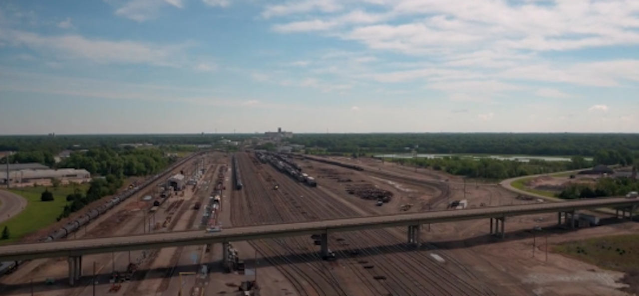 The rail extension will serve the planned development of GAF Materials in the Kansas Logistics Park.