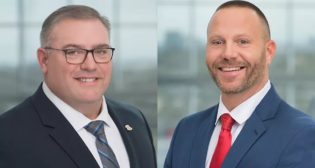 TNW Corporation Vice President of Transportation Bobby M. Franklin (left) and Director of Business Support and Development Joey Evans (right)