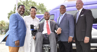 Mark Raymond Jr. (center) has been named Chair of the New Orleans RTA Board of Commissioners following a unanimous vote.