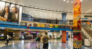 Amtrak unveiled its second series of installations at New York Penn Station for its Art at Amtrak initiative in September. (Amtrak photo)