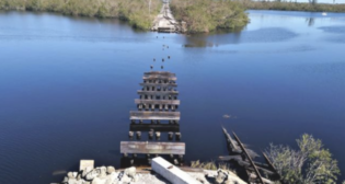 Hurricane Ian destroyed six rail bridges on the SGLR line.