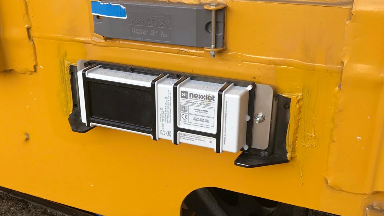 GPS devices are providing real-time information and visibility of railcars’ location, condition and health. (Photograph and Caption Courtesy of UP)