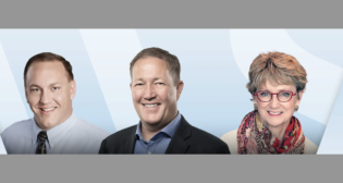 John Rohner (left), Newel Jensen (middle) and Kitty Barkley (right) have joined WSP USA Southwest Mountain District's senior leadership team.