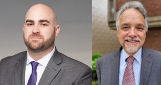 Garrett Eucalitto (left) will succeed Joseph Giulietti (right) as CTDOT Commissioner at the start of Gov. Lamont's second term.