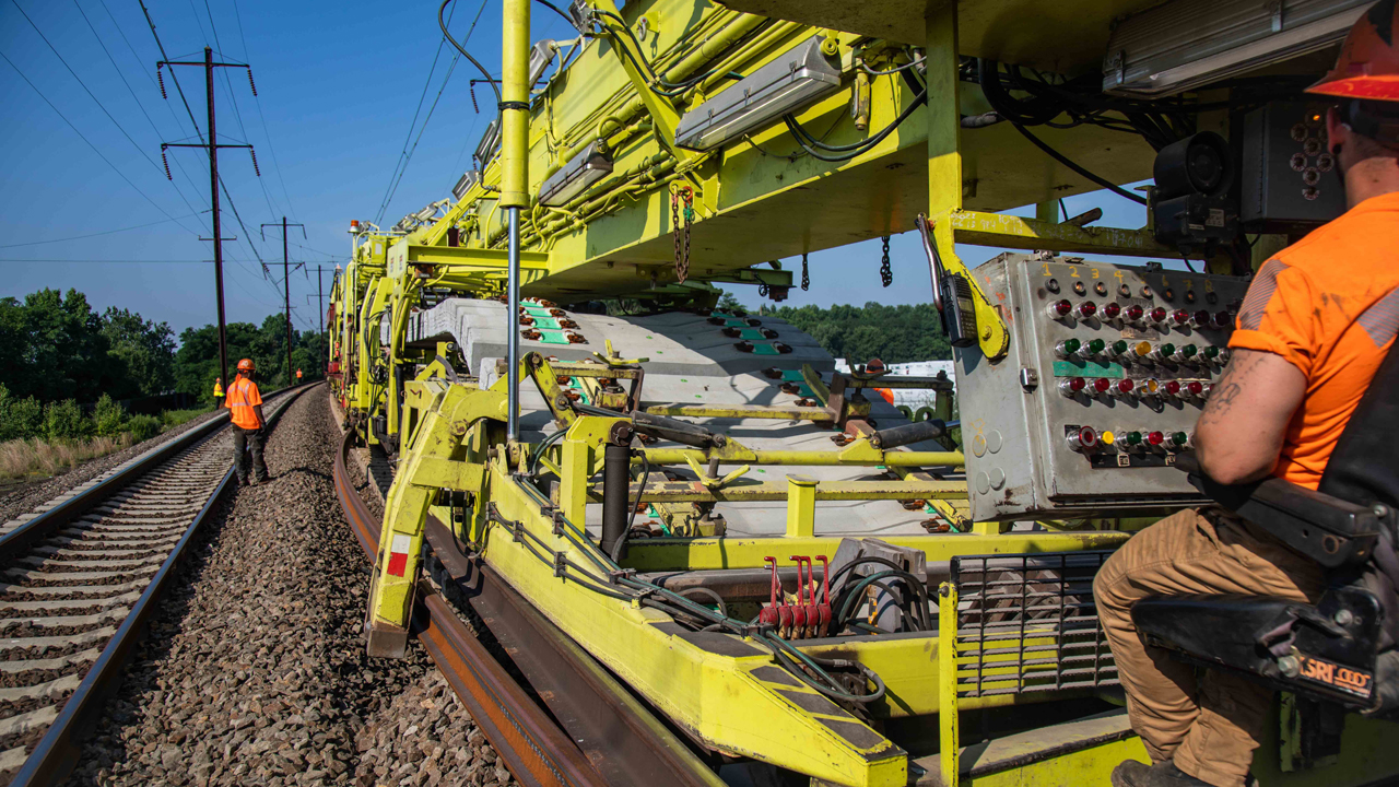 MassDOT has submitted an application for more than $108 million in federal funding for rail corridor improvements between Springfield and Worcester to restore Inland Route intercity passenger rail service. (Amtrak Photograph)