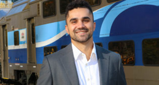 RailVision Founder and CEO Dev Jain. (Photo: Business Wire)