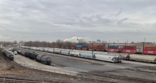 Norfolk Southern Thoroughbred Bulk Transfer facility in Elizabeth, N.J. (Photograph Courtesy of NS)