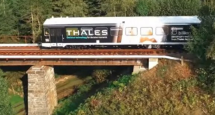 Thales’ Lucy test train is at the forefront of the company's work on mainline automation. (Photo Credit: Thales)