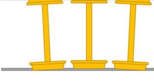 FIGURE 1: Hunting motion of a wheelset on track. (Image Courtesy of MxV Rail)