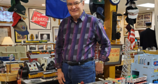 Wimmer's collection spans more than 10,000 railroadiana artifacts with a special focus on railroad engineering memorabilia.