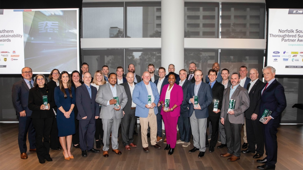 NS on Jan. 17 honored 15 customer and supplier recipients of its inaugural Thoroughbred Sustainability Partner Awards, which honor corporate programs in three categories: achieving “significant energy efficiency savings”; implementing “innovations that have significantly contributed to a more sustainable future”; and working to “promote stewardship of the environment.” (Photograph Courtesy of NS)