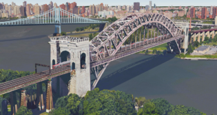 New York MTA’s Metro-North Penn Station Access Project would bring MTA Metro-North commuter rail service to Penn Station and Manhattan’s west side, along Amtrak’s Hell Gate Line on the Northeast Corridor (artist’s rendering shown).