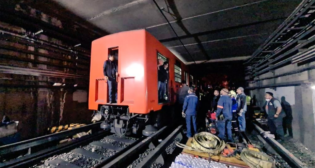 Work continues to restart service on the La Raza-Indios Verdes section of Mexico City Metro Line 3 following a two-train collision on Jan. 7, according to Guillermo Calderón Aguilera, Director General of STC, which operates the 12 line, 140-mile system. (Photo Courtesy of Guillermo Calderón Aguilera, via Twitter, Jan. 9)