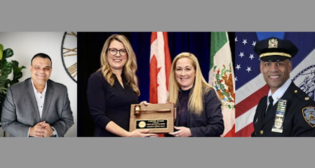 From Left to Right: PST President and CEO Rushi Patel; MARS Past President Carrie Evans and new MARS President Kathy Bathurst; and Metro Transit Police Chief Ernest Morales III.