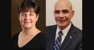 Michelle Maddox, incoming CFO, Alaska Railroad; and Peter J. Ray, retired Vice President, Engineering, Indiana Rail Road.