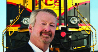 2012 Railway Age Railroader of the Year David L. Starling died Feb. 26, 2023. (KCS Photograph, 2012)