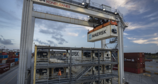 The Georgia Ports Authority will construct seven additional refrigerated container racks at Garden City Terminal in Savannah, for a new total of more than 3,500 plugs. (Georgia Ports Authority / Stephen Morton)