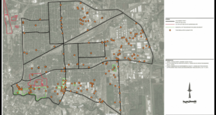 Image that includes the site of former Houston Wood Preserving Works, Courtesy of UP, via Twitter