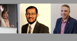 From Left to Right: ASLRRA Chairwoman Judy Petry; RTA CFO Kevin Bueso; and INRD Director, Safety and Training Austin Milton.