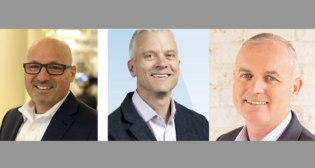 From Left to Right: STV National Director of Zero Emissions Mobility Craig Cipriano; WSP USA Southwest Mountain Transportation Lead Matthew Sibul; and former CSX and Brightline Executive Bob O'Malley, who has formed Right Track Public Affairs, LLC.