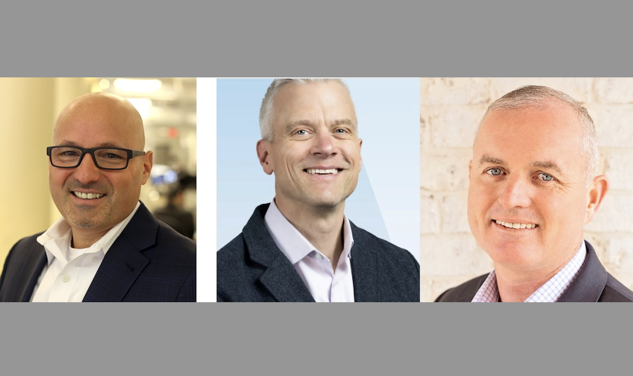 From Left to Right: STV National Director of Zero Emissions Mobility Craig Cipriano; WSP USA Southwest Mountain Transportation Lead Matthew Sibul; and former CSX and Brightline Executive Bob O'Malley, who has formed Right Track Public Affairs, LLC.