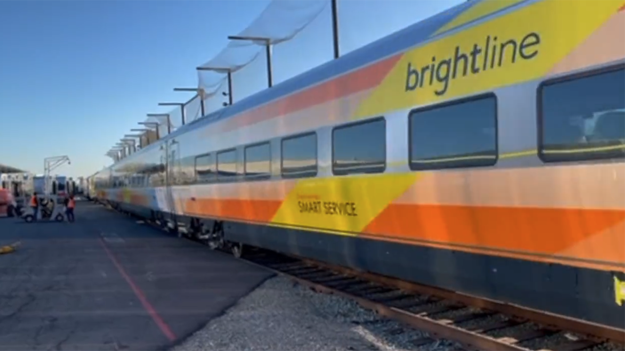 Brightline on Feb. 11 reported via Twitter: “History in the making as Bright Orange 2 rolled out of the Siemens Rolling Stock facility in Sacramento - destination Florida!”