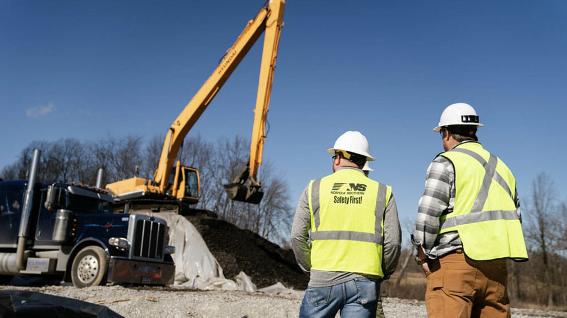 As of March 21, NS has helped to remove 7,784 tons of waste soil from the East Palestine, Ohio, derailment site. (NS Photograph)