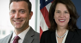 The NGFA's lineup of speakers for its 127th Annual Convention includes AAR President and CEO Ian Jefferies (left) and STB Board Member Michelle Schultz (right).